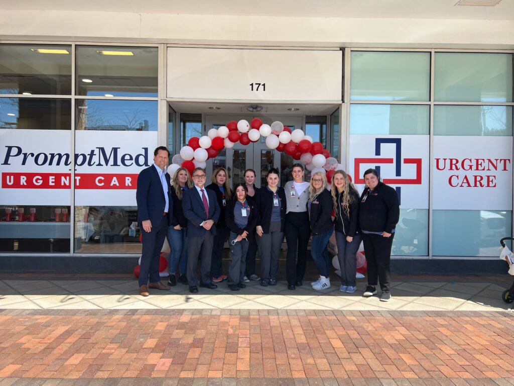 Group of Employees in front of PromptMed Urgent Care - Highland Park